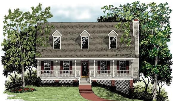 House Plan 92423 Elevation