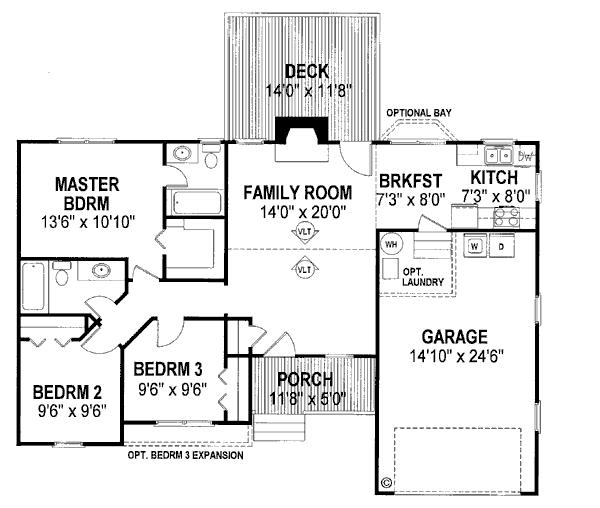 Ranch Level One of Plan 92426