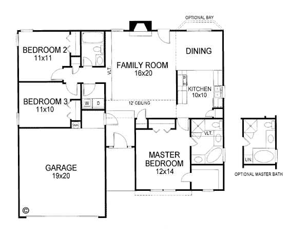 Ranch Level One of Plan 92431