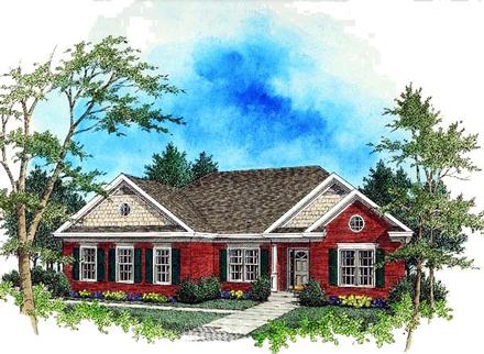 House Plan 92434 Elevation