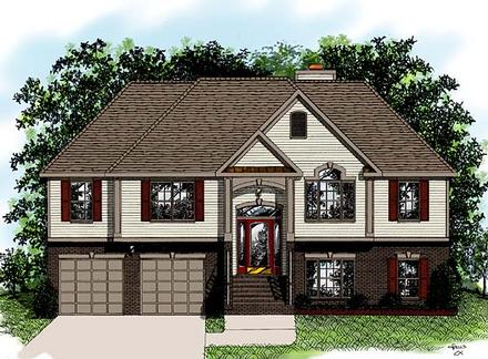 European Elevation of Plan 92441