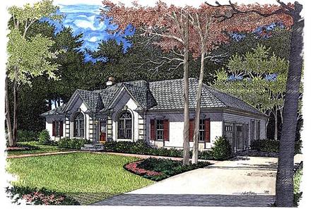 House Plan 92445 Elevation