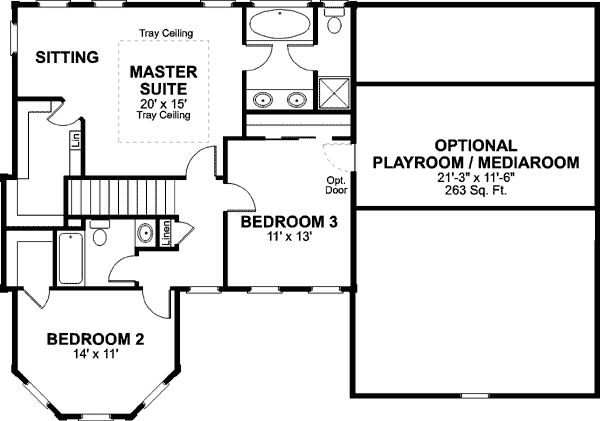Colonial Victorian Level Two of Plan 92462