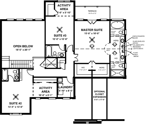 Traditional Tudor Level Two of Plan 92473