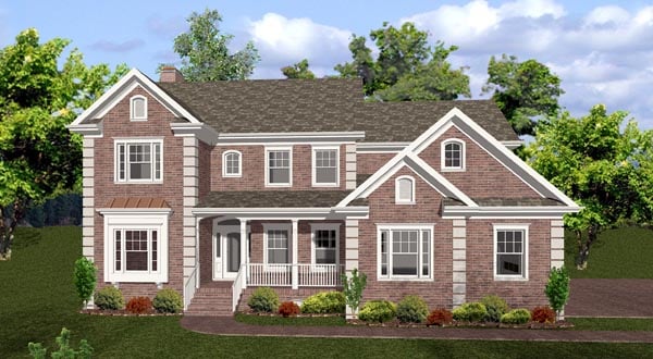 Plan 92473 | Tudor Style with 4 Bed, 4 Bath, 3.5 Car Garage