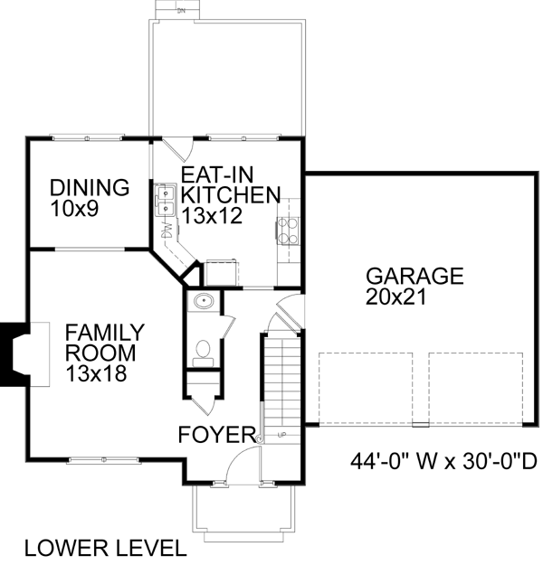 Colonial Level One of Plan 92485