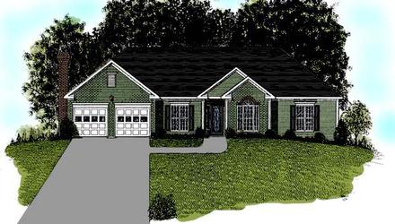 House Plan 92496 Elevation