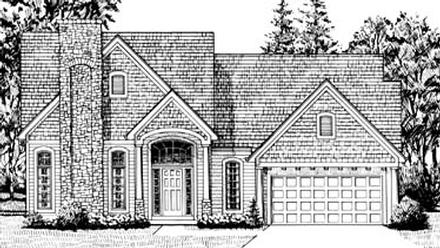 Colonial Elevation of Plan 92606