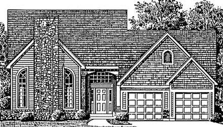 Colonial Elevation of Plan 92612