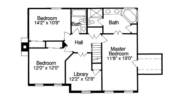 Colonial Southern Level Two of Plan 92622