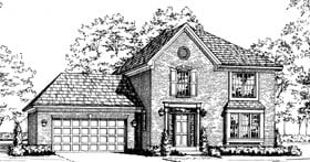 Colonial Elevation of Plan 92635