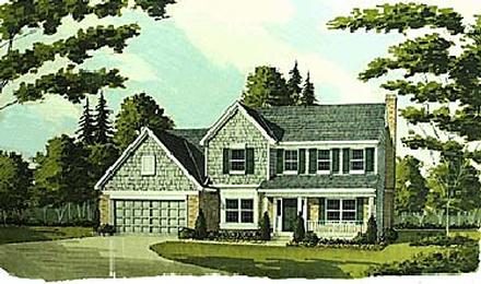 Bungalow Country Elevation of Plan 92636