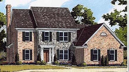 Bungalow Colonial Elevation of Plan 92637