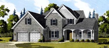 Bungalow Country Traditional Elevation of Plan 92638