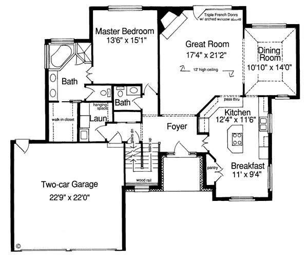 European Traditional Level One of Plan 92642