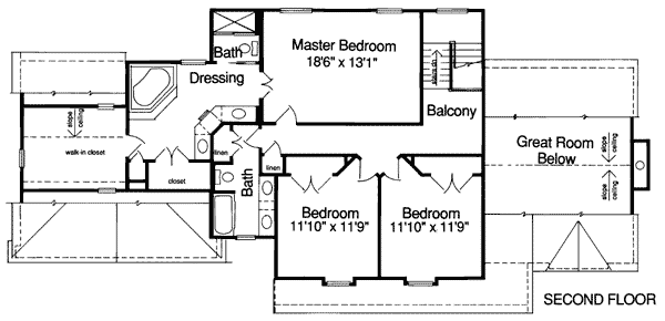 Bungalow Country Level Two of Plan 92650