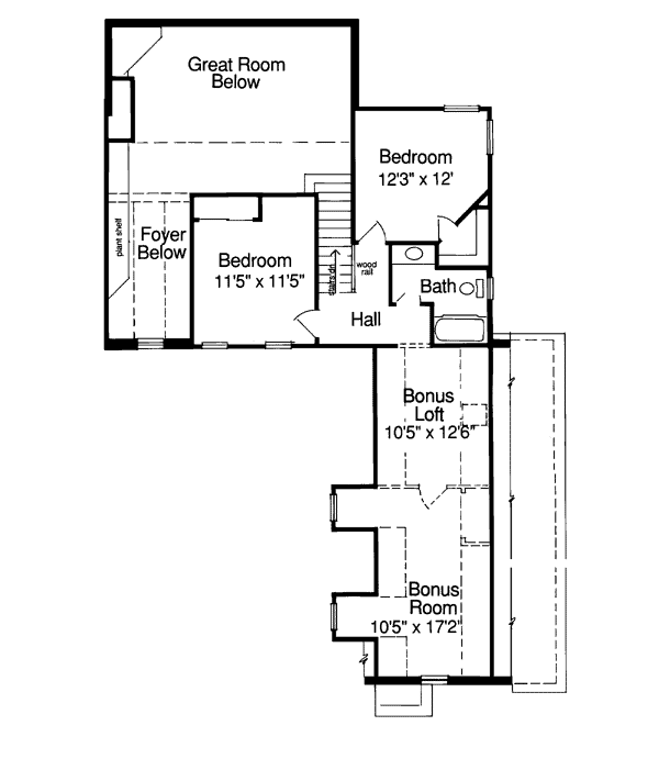 Bungalow Country Level Two of Plan 92668