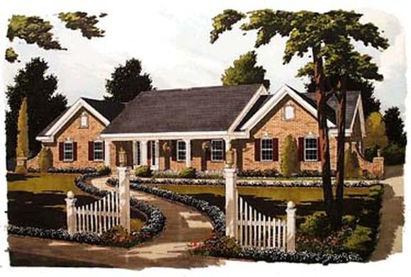 House Plan 92677 Elevation