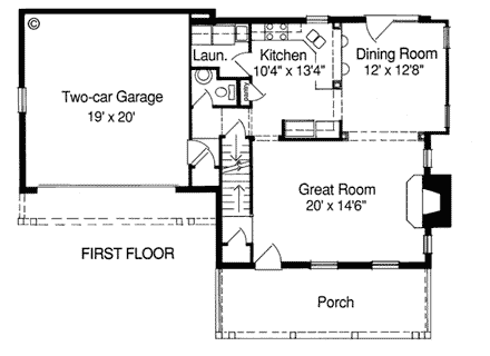 House Plan 92684 First Level Plan