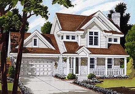 Bungalow Country Farmhouse Elevation of Plan 92686