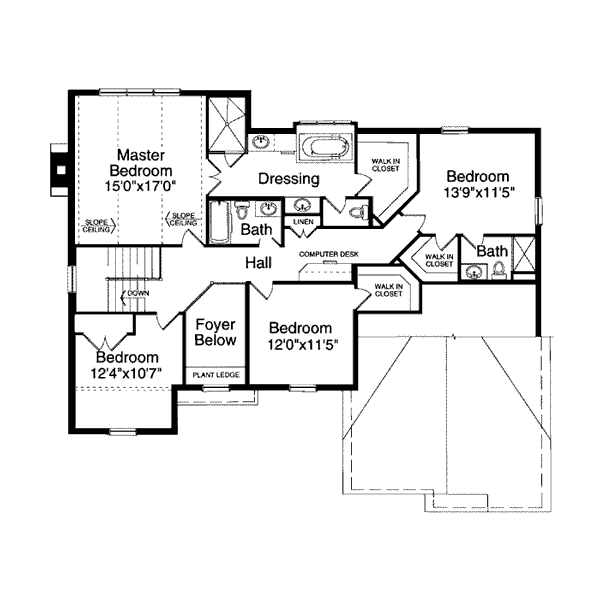 European Tudor Level Two of Plan 92699