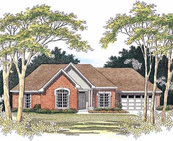 House Plan 93000 Elevation