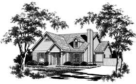 Ranch Elevation of Plan 93003
