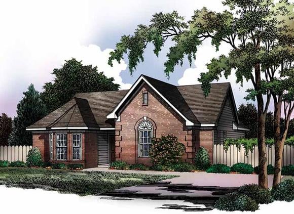 House Plan 93015 Elevation