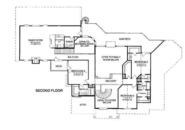 Traditional Level Two of Plan 93036