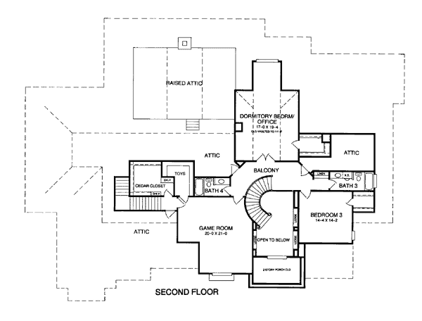 Colonial Southwest Level Two of Plan 93047