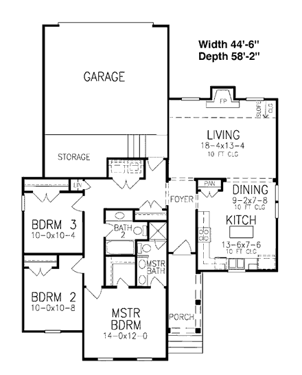 First Level Plan