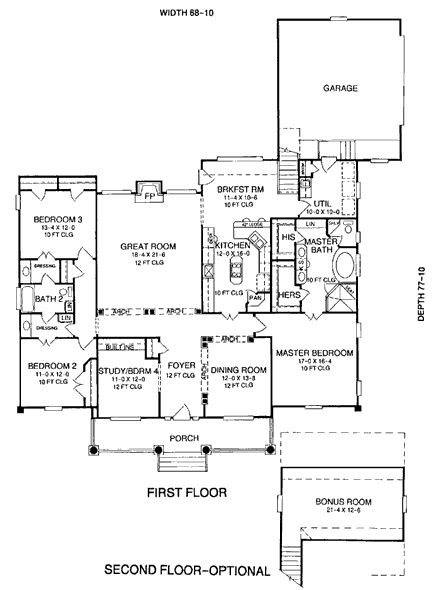 First Level Plan