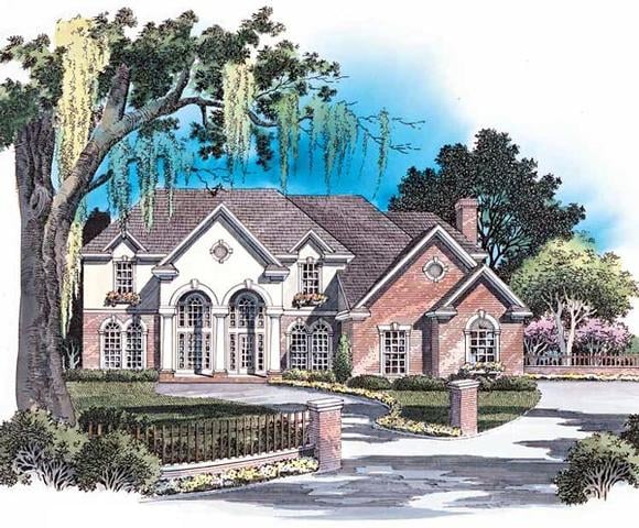 House Plan 93090 Elevation