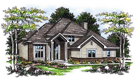 House Plan 93110 Elevation