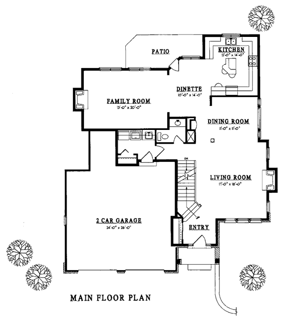 Country Traditional Level One of Plan 93114