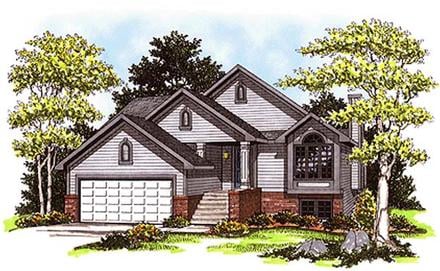 House Plan 93122 Elevation