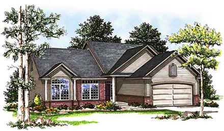 House Plan 93129 Elevation