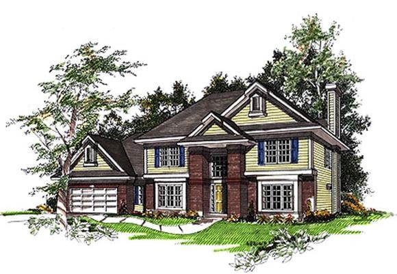 House Plan 93136 Elevation