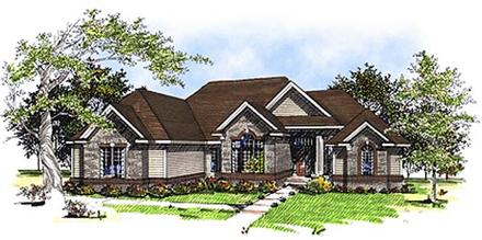 House Plan 93145 Elevation