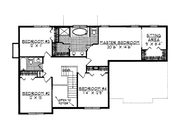 Colonial Country Level Two of Plan 93152