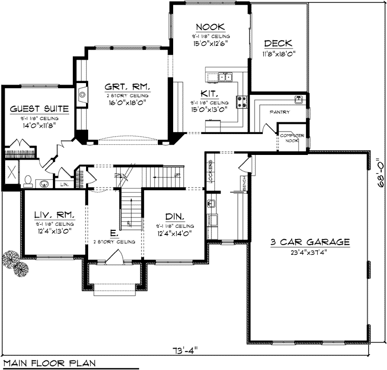 Traditional Level One of Plan 93197