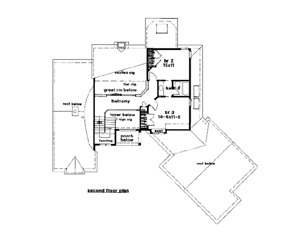 Bungalow Country Level Two of Plan 93302