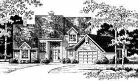Bungalow Country Elevation of Plan 93302