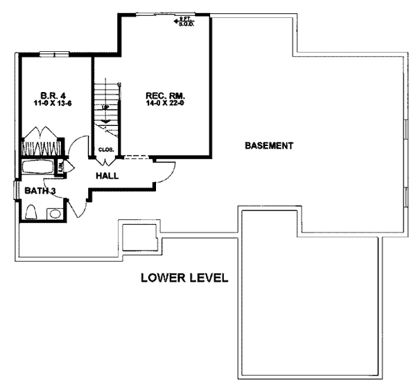 European Traditional Level One of Plan 93350