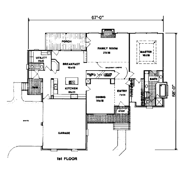 Contemporary Country European Level One of Plan 93401