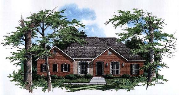 House Plan 93402 Elevation