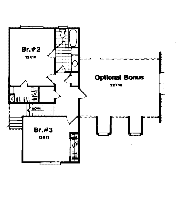 Colonial European Level Two of Plan 93406
