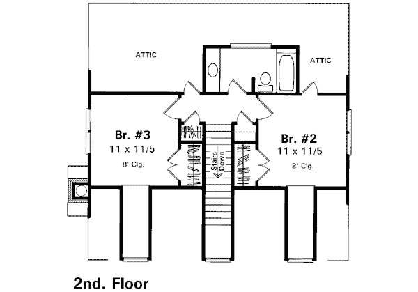 Cape Cod Country Level Two of Plan 93412