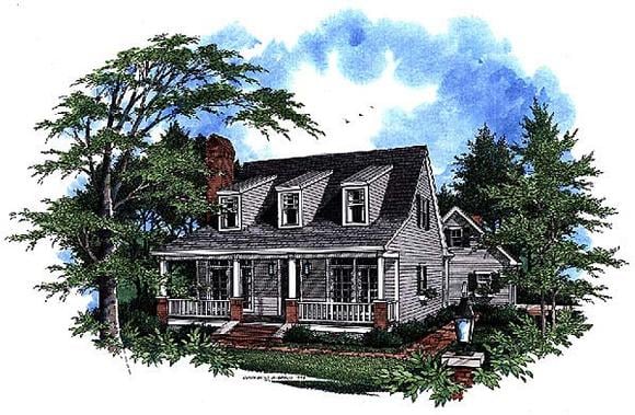 House Plan 93412 Elevation