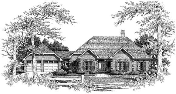 House Plan 93431 Elevation